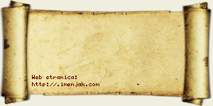 Jasmina Borković vizit kartica